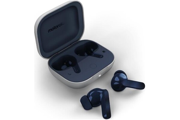 Słuchawki Motorola Moto Buds Dokanałowe Bezprzewodowe niebieski