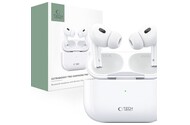 Słuchawki Tech-Protect Earphone Pro Dokanałowe Przewodowe biały