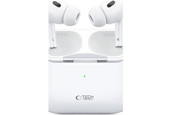 Słuchawki Tech-Protect Earphone Pro Dokanałowe Przewodowe biały