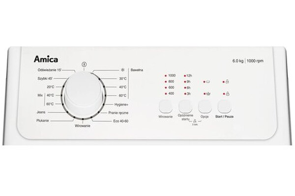 Pralka AMICA HWA3T610CN 6.0kg 1000obr./min