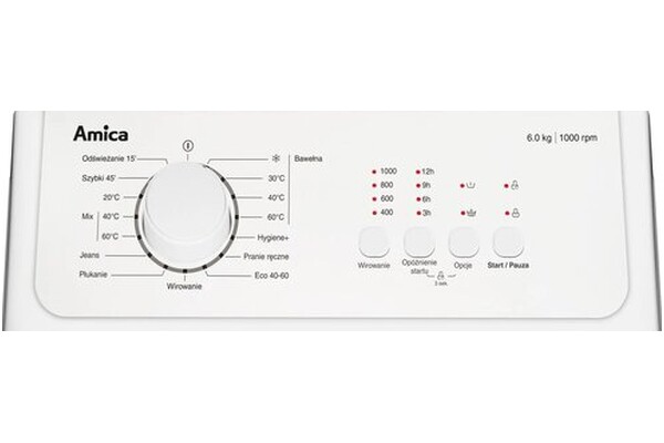 Pralka AMICA HWA3T610CN 6kg 1000obr./min