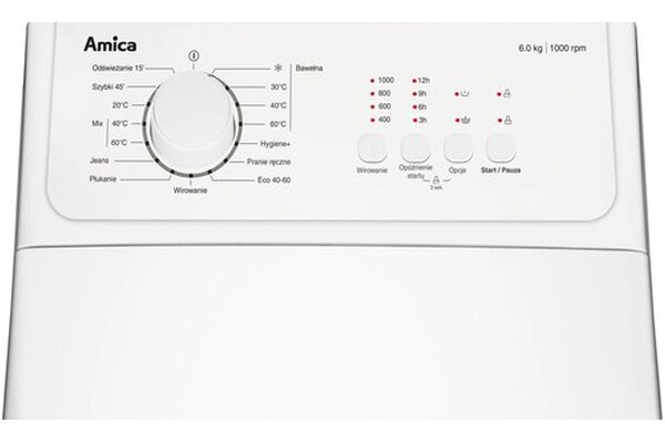 Pralka AMICA HWA3T610CN 6kg 1000obr./min
