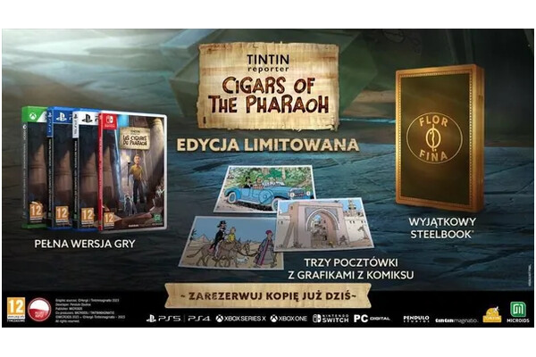 Tintin Reporter Cigars of the Pharaoh Edycja Limitowana Xbox (One/Series X)