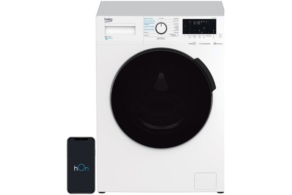 Pralko-suszarka Beko HTV7616XW SteamCure 7.0kg 1200obr./min