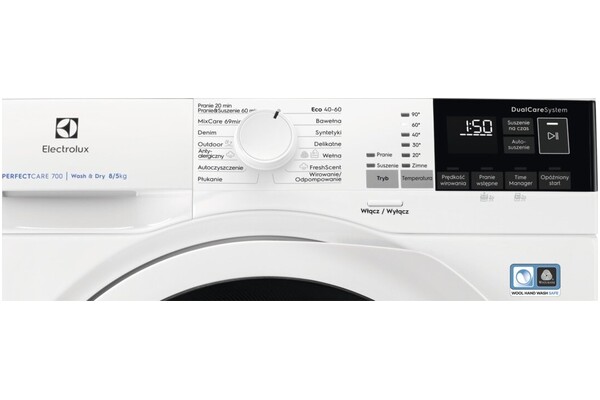Pralko-suszarka Electrolux EW7WO448WP 8kg 1400obr./min