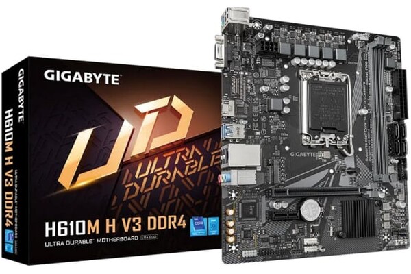 Płyta główna GIGABYTE H610MH V3 Socket 1700 Intel H610 DDR4 miniATX