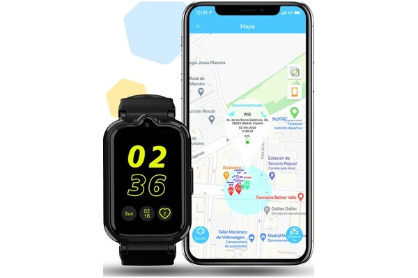 Smartwatch Manta Junior Joy 1.57" czarny