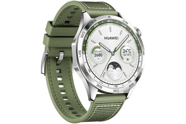 Smartwatch Huawei Watch GT 4 1.43" srebrno-zielony
