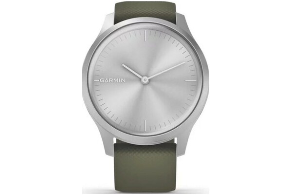 Smartwatch Garmin Vivomove Style 0.95" srebrno-zielony