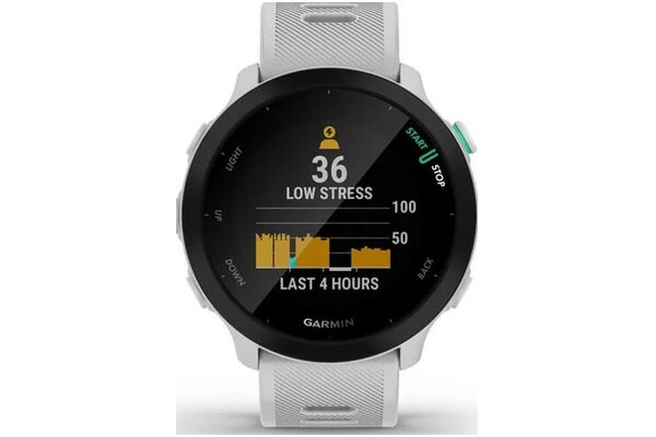 Smartwatch Garmin Forerunner 55 1.04" biały