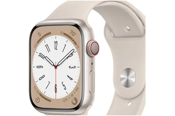 Smartwatch Apple Watch Series 8 1.77" beżowy