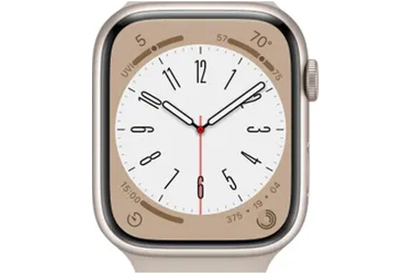 Smartwatch Apple Watch Series 8 1.77" beżowy