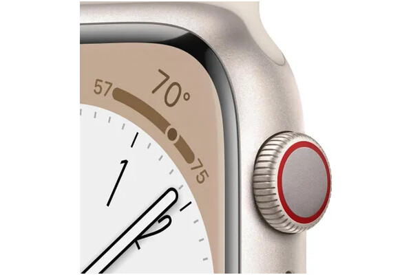 Smartwatch Apple Watch Series 8 1.77" beżowy