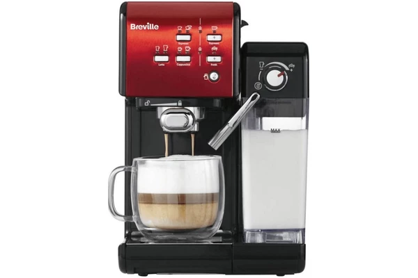 Ekspres Breville Prima Latte automatyczny czerwony