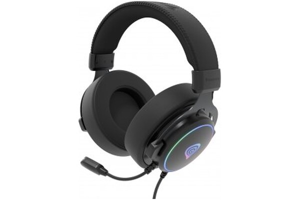 Słuchawki Genesis NSG2169 Neon 764 Nauszne Przewodowe czarny