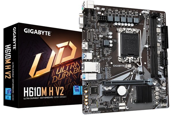 Płyta główna GIGABYTE H610MH V2 Socket 1700 Intel H610 DDR5 microATX