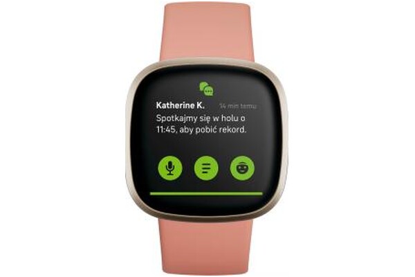 Smartwatch FITBIT Versa 3 1.58" różowy