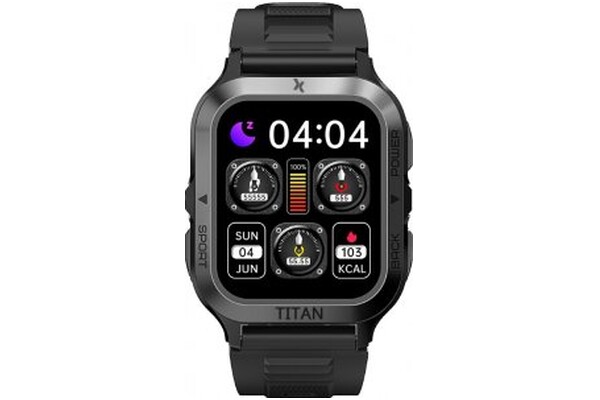 Smartwatch MaxCom FW67 Titan Pro 1.85" czarny