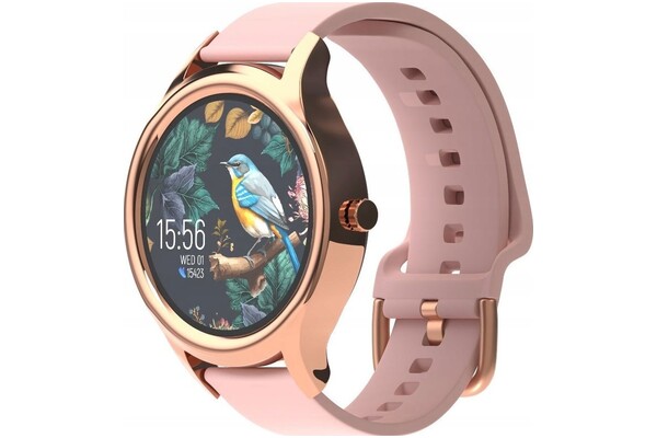 Smartwatch FOREVER SB340 Forevive 1.32" różowy