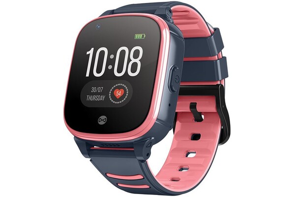 Smartwatch FOREVER KW500 Call Me 1.44" Czarno-różowy