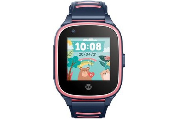 Smartwatch FOREVER KW500 Call Me 1.44" Czarno-różowy