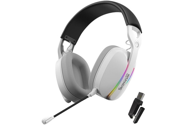 Słuchawki MARVO HG9086W Nauszne Bezprzewodowe biały