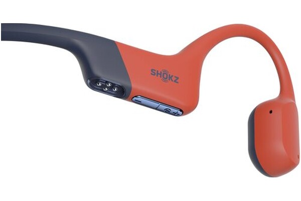 Słuchawki Shokz OpenSwim Pro Przewodnictwo kostne Bezprzewodowe czerwony