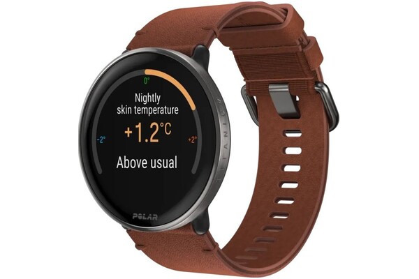 Smartwatch Polar Ignite 3 Titan 1.28" brązowy