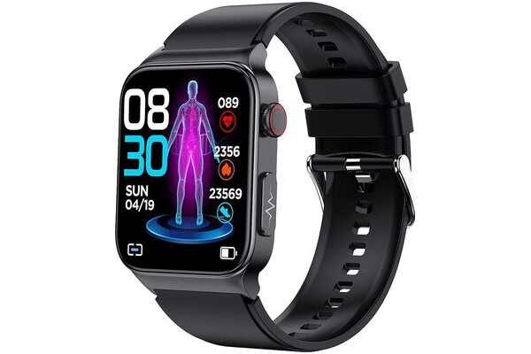 Smartwatch WATCHMARK Cardio One 1.83" czarny