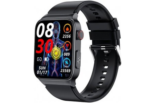 Smartwatch WATCHMARK Cardio One 1.83" czarny