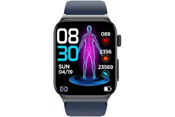 Smartwatch WATCHMARK Cardio One 1.83" granatowy