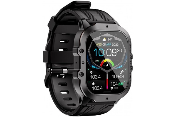 Smartwatch OUKITEL BT20 1.97" czarno-pomarańczowy