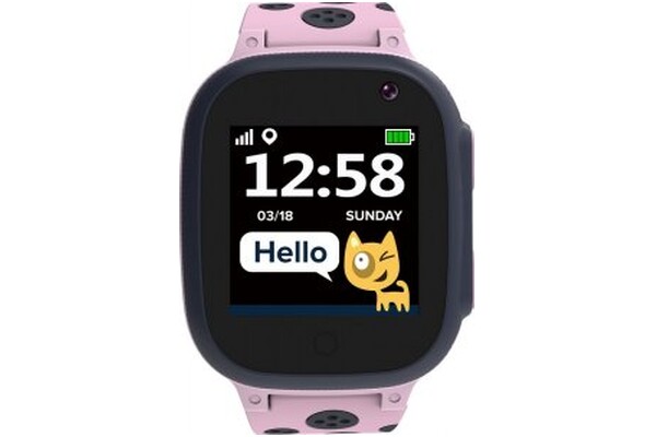 Smartwatch Canyon CNEKW34PP 1.44" Czarno-różowy
