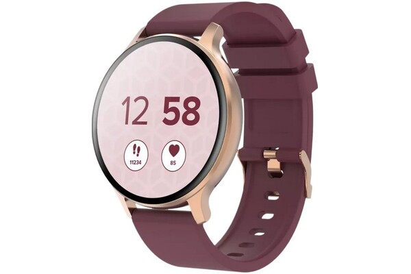 Smartwatch Canyon SW68 Badian 1.28" bordowy
