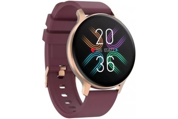 Smartwatch Canyon SW68 Badian 1.28" bordowy
