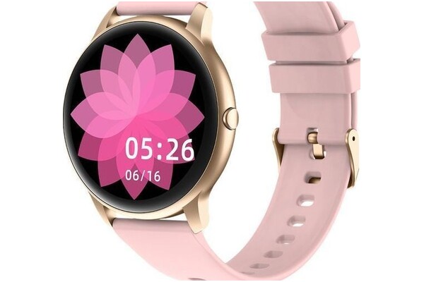 Smartwatch Gino Rossi SW0152 1.28" różowy