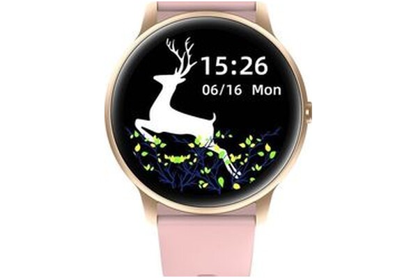 Smartwatch Gino Rossi SW0152 1.28" różowy