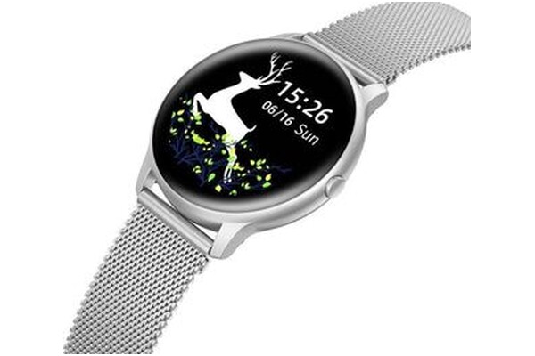 Smartwatch Gino Rossi SW0153 1.28" srebrny