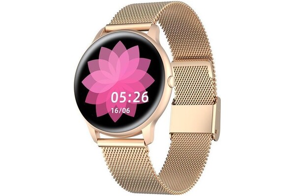 Smartwatch Gino Rossi SW0154 1.28" różowo-złoty