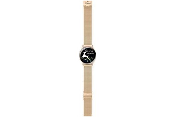 Smartwatch Gino Rossi SW0154 1.28" różowo-złoty