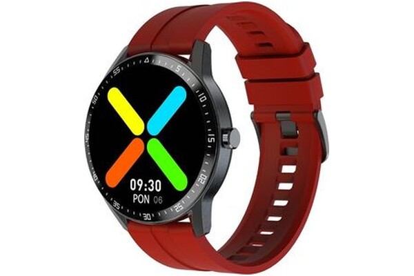 Smartwatch Gino Rossi SW0184 1.28" czerwony