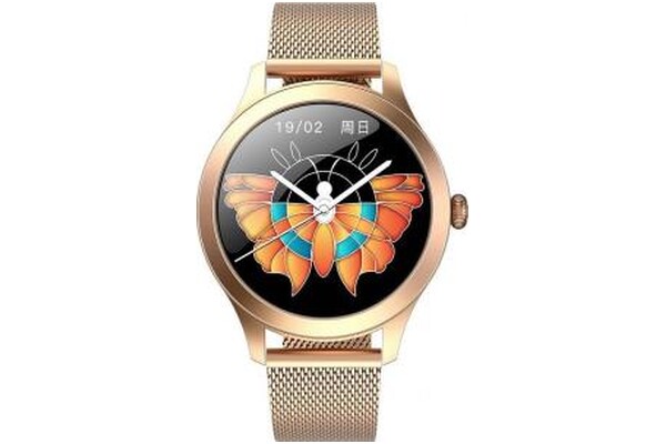 Smartwatch Gino Rossi SW0142 1.09" różowo-złoty