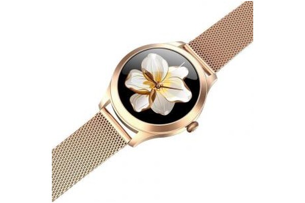 Smartwatch Gino Rossi SW0142 1.09" różowo-złoty