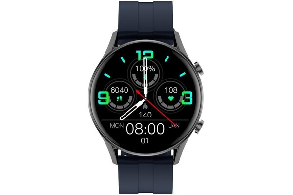 Smartwatch Gino Rossi SW0194 1.32" granatowy