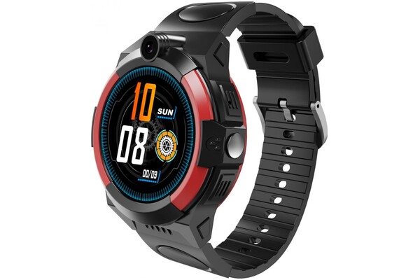 Smartwatch Garett Electronics Kids Cloud 4G 1.28" czarno-czerwony