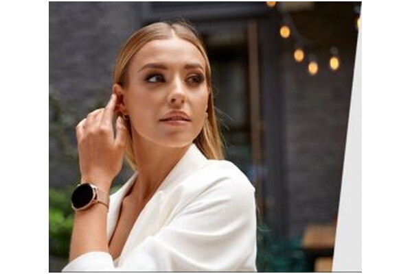 Smartwatch Garett Electronics Women Lady 1.28" srebrny