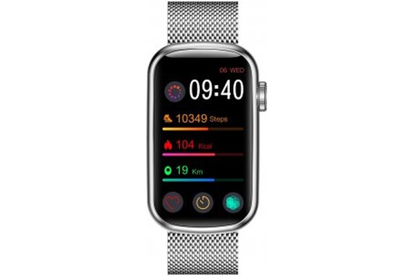 Smartwatch Garett Electronics Wave RT 1.47" srebrny