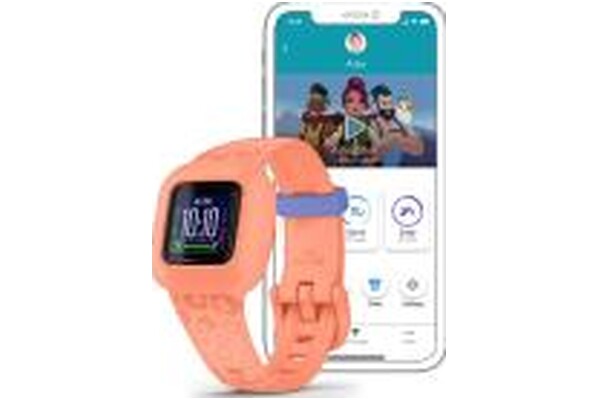 Smartwatch Garmin Vivofit Junior 3 0.41" pomarańczowy