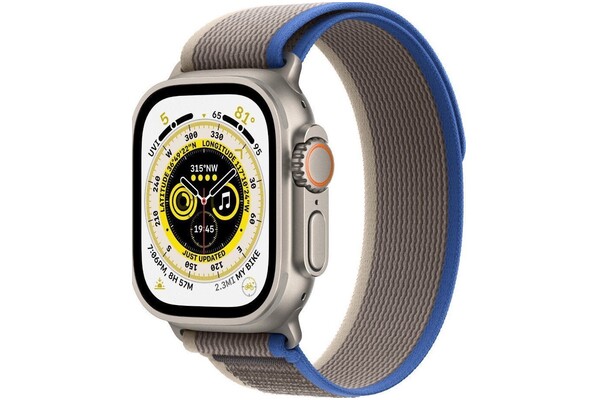 Smartwatch Apple Watch Ultra szaro-niebieski