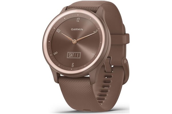 Smartwatch Garmin Vivomove Sport brązowy